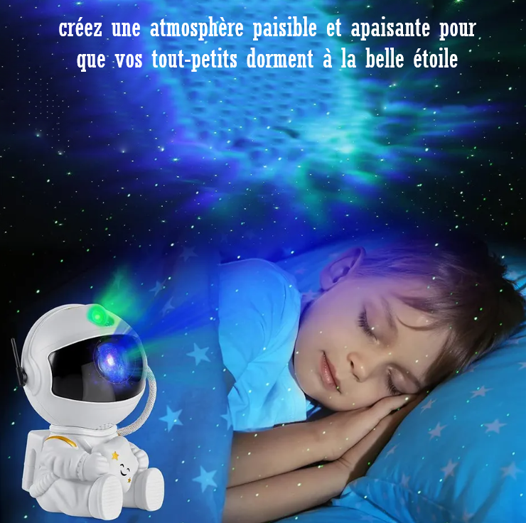 Veilleuse astronaute - Projecteur d'étoiles de galaxie , LED