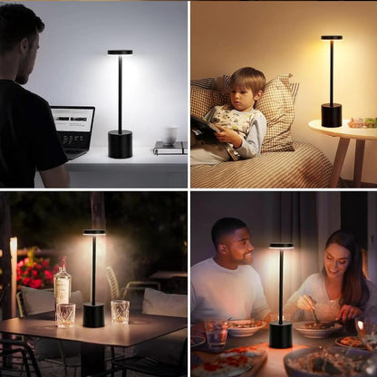 Lampe de table tactile - Rechargeable