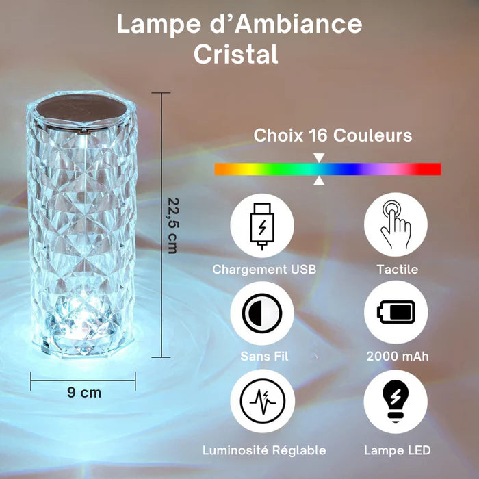 Lampe de Table cristal