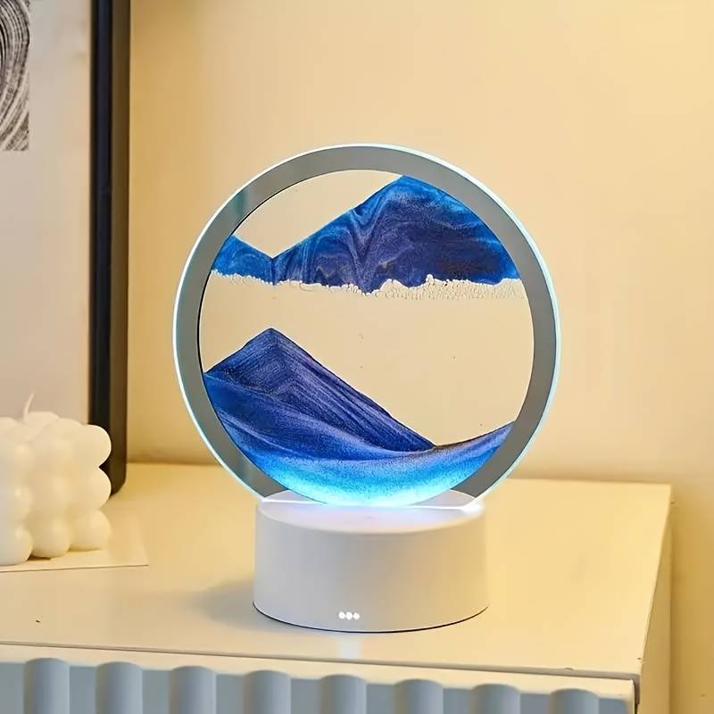 Lampe de décoration sablier 3D